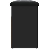  Klupa za cipele crna 62x32x50 cm od konstruiranog drva | Eponuda.ba