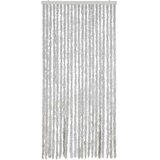 vidaXL Zavesa proti mrčesu siva 90x220 cm šenilja | Shoptok.si