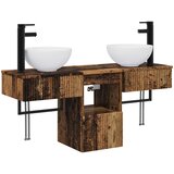  Set namještaja za kupaonicu 3 kom. Staro drvo Konstruirano drvo Smeđa 40 x 35 x 56 cm | Shoptok.si