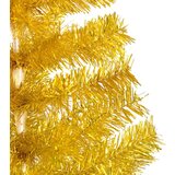  Umjetno božićno drvce LED sa setom kuglica zlatno 210 cm PET | shoptok.hr