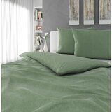 Novel posteljnina 200/200 cm saten zelena | Shoptok.si