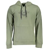 GIAN MARCO VENTURI MEN'S GREEN SWEATSHIRT WITHOUT ZIP
