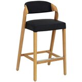 Voglauer BARSKI STOL, črna, barve hrasta | Shoptok.si