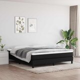  Krevet s oprugama i madracem crni 180x200 cm od tkanine | shoptok.hr