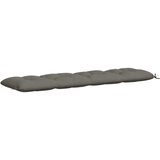  Jastučić za klupu VIANEN 100% poliester Siva 200 x 50 x 12 cm | shoptok.hr