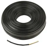 TC1000S-100M-B Flat Telefonski kabl, 4 zice, 100m black