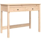 Maison Chic Pisalna miza - pisarniška miza - Računalniška miza s predali 100x50x78 cm trdna borovina, (21785578) | Shoptok.si
