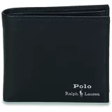 Polo Ralph Lauren GLD FL BFC-WALLET-SMOOTH LEATHER Crna