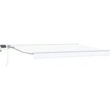  Ručni okvir tende s LED-ima Bijeli 4 × 3 m - Bijeli Bijeli 4 × 3 m | shoptok.hr