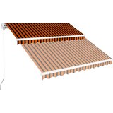  Tenda na ručno uvlačenje 350 x 250 cm narančasto-smeđa | shoptok.hr
