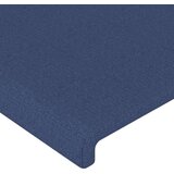  Uzglavlje s ušima plavi 203x23x118/128 cm od tkanine | shoptok.hr