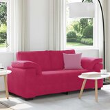  Dvosjed, sofa, vino crvena, 180x77x82 cm, baršun | shoptok.hr