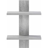  Zidna polica Siva Sonoma 30 x 13.5 x 43 cm Prerađeno drvo | shoptok.hr