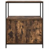  Kupaonski ormarić s policama dimljeni hrast 76,5x35x95 cm | shoptok.hr