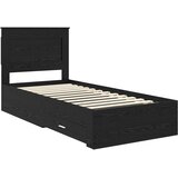  Krevetna konstrukcija Crni hrast 90 x 190 cm Konstruirano drvo | shoptok.hr