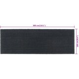  Otirači tamnosivi 100x300 cm čupavi od kokosovih vlakana | shoptok.hr