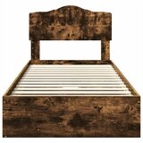 Krevet s od storage s uzglavljem Dimljeni hrast 70 x 190 cm | Eponuda.ba