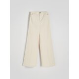 Reserved - LADIES` TROUSERS - krem | shoptok.hr