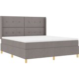 Box spring krevet Sivo-smeđa 140 x 200 cm tkanina | shoptok.hr