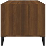 Klubska mizica rjavi hrast 90x49x45 cm inženirski les, (20714381) | Shoptok.si