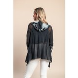 Fenzy Prozirni Kardigan, Maslinasti | shoptok.hr