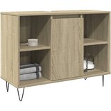 vidaXL Kopalniška omarica sonoma hrast 80x33x60 cm inženirski les Cene
