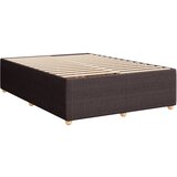 vidaXL Posteljni okvir temno rjav 140x200 cm blago, (21306638) | Shoptok.si