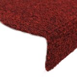  Prostirke za stepenice, samoljepljive, 20 kom, 56x17x3 cm, bordo crvene, poluokrugle | shoptok.hr