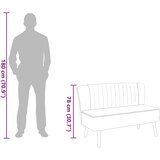 SOFA 117x55,5x77 cm Tkanina Žuta | shoptok.hr