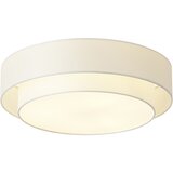 QAZQA Moderna stropna svetilka bela 50cm 3-luči - Drum Duo | Shoptok.si