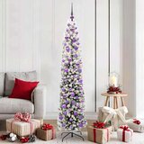 vidaXL Umestno božično drevo Zelena 180 cm PVC in Jeklo in Plastika | Shoptok.si