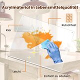 GRACENAL 43×33cm akrilna rezalna deska z robom | Shoptok.si