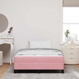  Krevet s opruga kutije Ružičasta 120 x 190 cm tkanina | shoptok.hr
