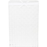 Compactor Bela košara za perilo s pokrovom Laundy Basket Linen, višina 60 cm Cene