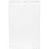 Compactor bijela košara za rublje Laundry Basket Linen, visina 60 cm