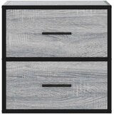  Zidni noćni ormarić Sivi Sonoma 40x31x39,5 cm Siva | shoptok.hr