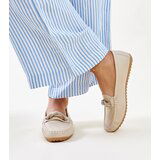 Gemre Beige moccasins adorned with rhinestones Adiba | Shoptok.si