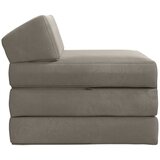 SOFA na razvlačenje Svjetlosiva 200 x 70 x 10 cm Baršun | Shoptok.si