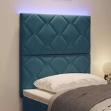  LED glava postelje Temno modra 80 cm Umjetno usnje, (5000142412) | Shoptok.si