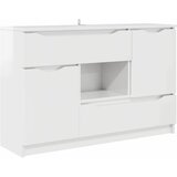  Kreveta Visoki sjaj bijela 100 x 30 x 65,6 Konstruirano drvo | shoptok.hr