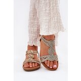 ARTIKER Flat Women's Sandals With Lace Pattern | ePonuda.com