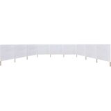  9-delni vetrobran tkanina 1200x160 cm peščeno bel, (20692785) | Shoptok.si