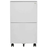 vidaXL mobilni ormarić za spise svjetlosivi 39 x 45 x 67 cm čelični | shoptok.hr