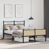vidaXL Okvir kreveta bez madraca boja hrasta sonome 120x200 cm drveni | shoptok.hr