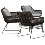 Venture Home Davao vrtna lounge garnitura, smeđa | shoptok.hr
