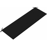  Klupa Batavia s crnim jastukom 150 cm od masivne tikovine | shoptok.hr