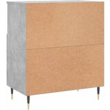  Komoda siva boja betona 60x35x70 cm od konstruiranog drva | shoptok.hr