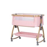 Chipolino kolijevka s bočnom stranicom na spuštanje Charisma Powder Pink/Wood | shoptok.hr