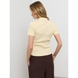Sinsay Rebrasta pamučna polo majica s ukrasnim gumbima | shoptok.hr