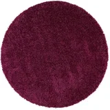 Vijolična preproga Aqua Liso, ø 100 cm